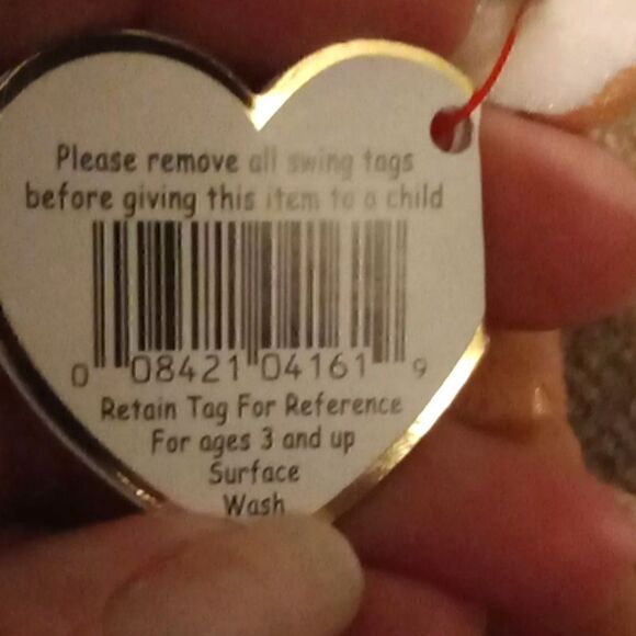 Ty Beanie Babies - Pouch Kangaroo 1996 *RARE, ERRORS* (Excellent, Retired, Baby - Picture 6 of 8